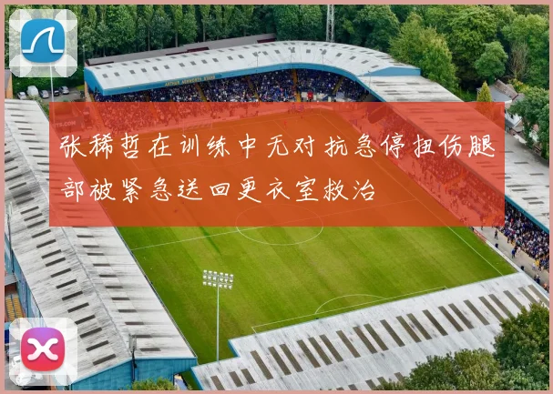 张稀哲在训练中无对抗急停扭伤腿部被紧急送回更衣室救治